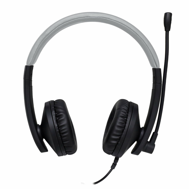 Perfect Choice PC-112167 audífono y auriculare Auriculares Alámbrico Diadema Llamadas/Música USB tipo A Negro, Gris