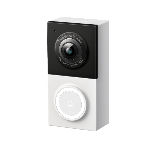 TP-Link Tapo Smart Wired Video Doorbell Negro, Blanco