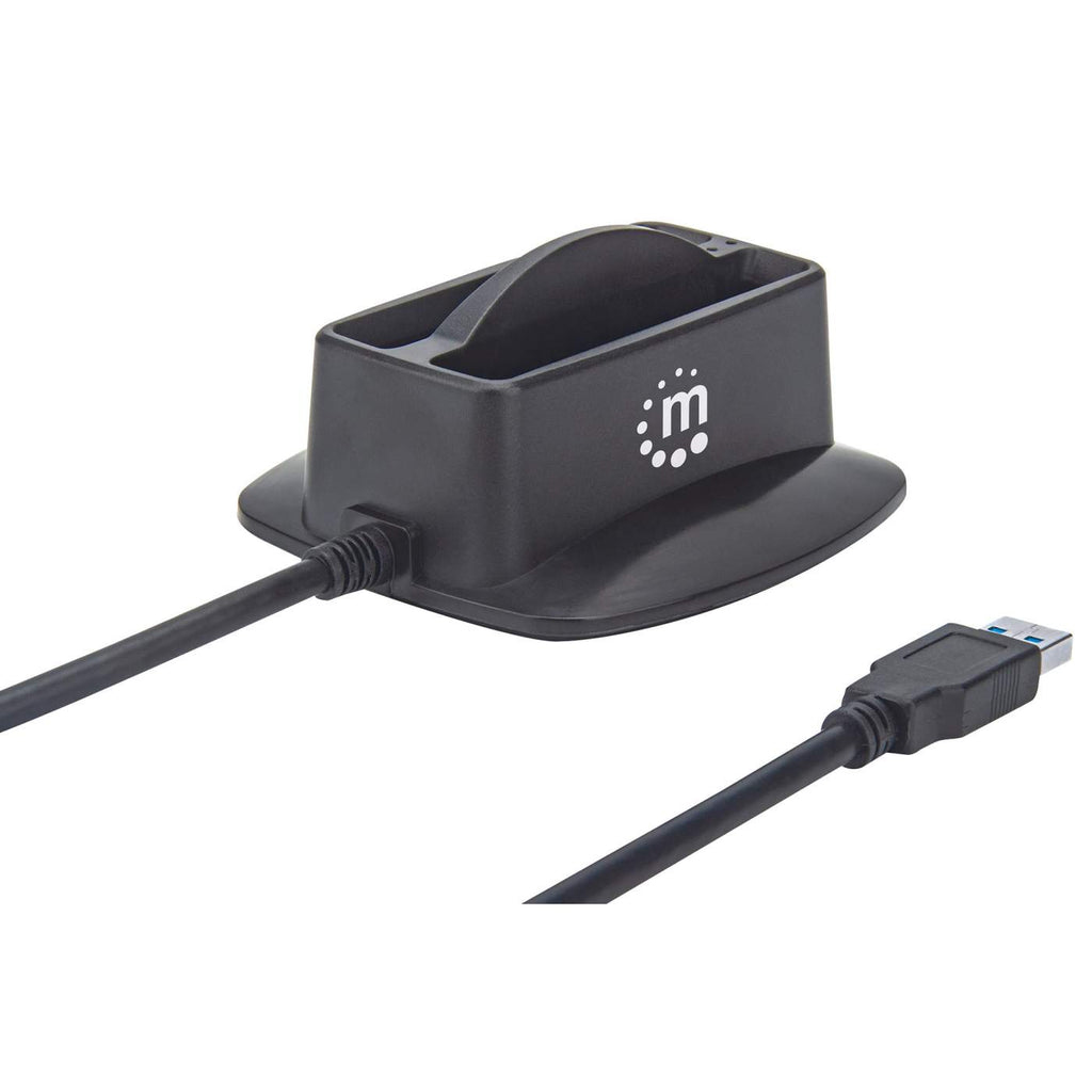 Manhattan Base de conexión dual USB 3.0 SuperSpeed y disco duro SATA 2.5"