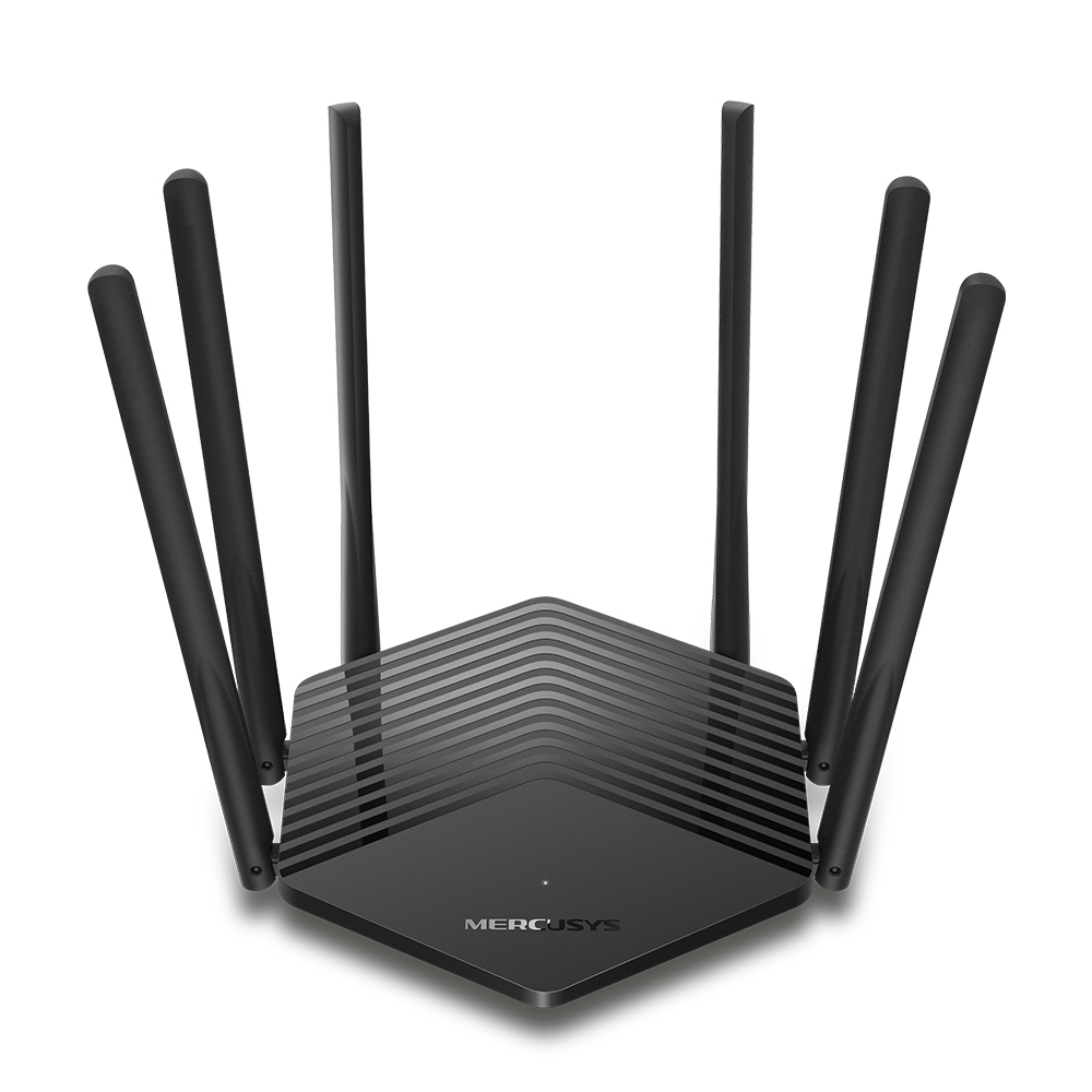 Mercusys MR50G router inalámbrico Gigabit Ethernet Doble banda (2,4 GHz / 5 GHz) Negro