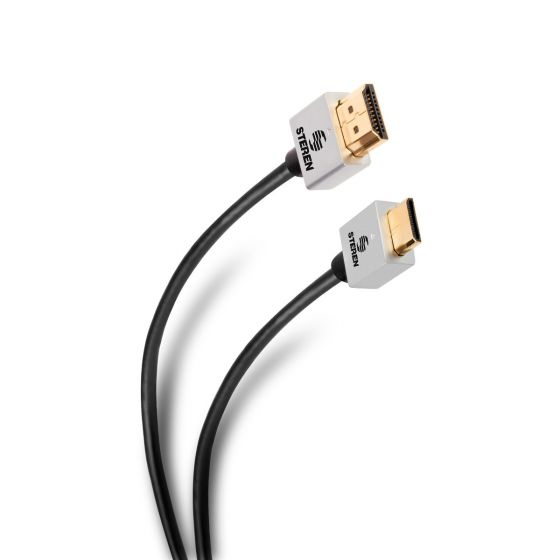 Steren 295-880 cable HDMI 1,8 m Negro, Gris