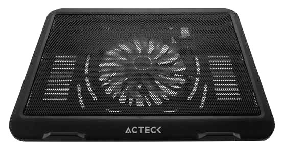 Acteck AC-929080 enfriador para laptop 38.1 cm (15") 1000 RPM Negro