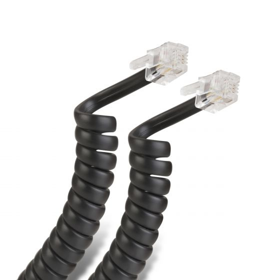 Steren 302-015N cable telefónico 4.5 m Negro