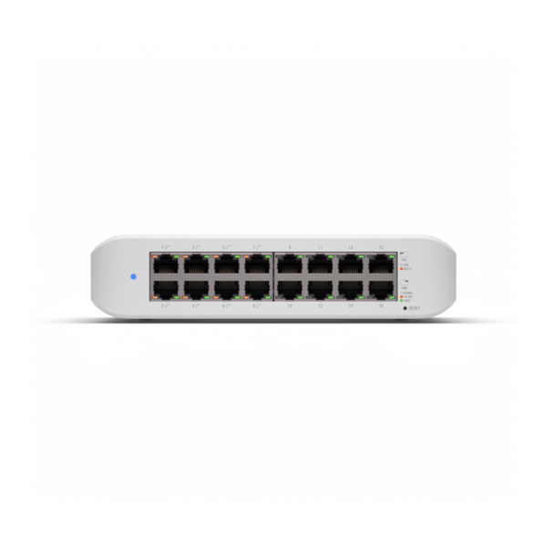 Ubiquiti UniFi Switch Lite 16 PoE L2 Gigabit Ethernet (10/100/1000) Energía sobre Ethernet (PoE) Blanco