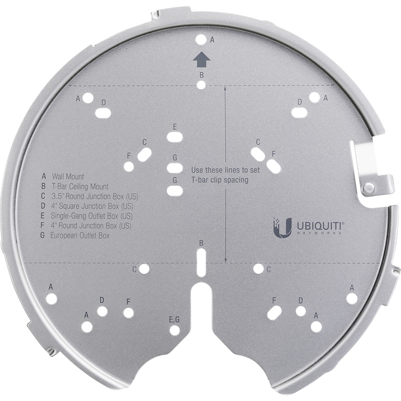 Ubiquiti U-PRO-MP kit de montaje Aluminio