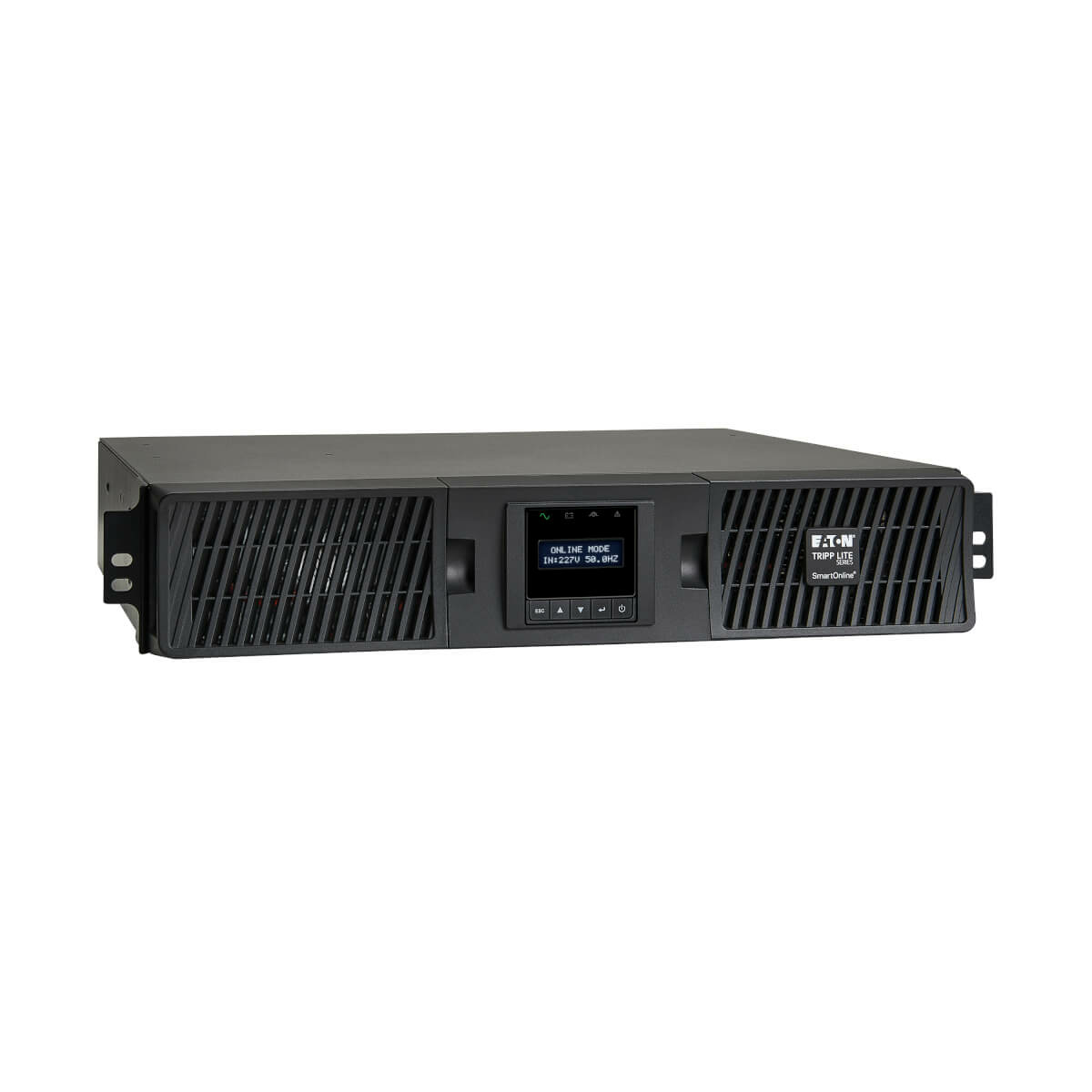 Tripp Lite SUINT1500LCD2U UPS SmartOnline de Doble Conversión de 208V / 230V 1500 VA en línea - 6 Tomacorrientes, 1.35kW, Autonomía Extendida, Ranura para Tarjetas, LCD, USB, DB9, 2U