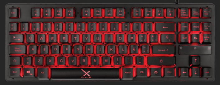 XZEAL XSATGA1B teclado Juego USB QWERTY Negro