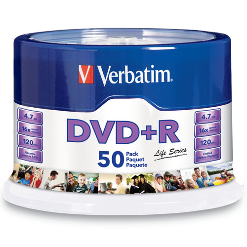 Verbatim DVD+R Life 1.7 GB 50 pieza(s)