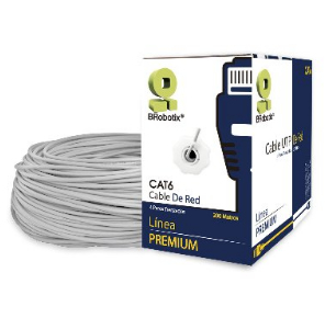 BRobotix 651190 cable de red Gris 200 m Cat6 U/UTP (UTP)
