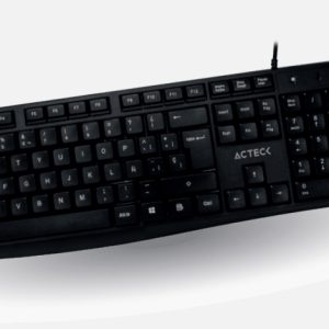 Acteck AC-928984 teclado Ratón incluido Hogar USB Negro