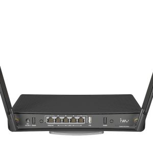 Mikrotik hAP ac³ router inalámbrico Gigabit Ethernet Doble banda (2,4 GHz / 5 GHz) Negro