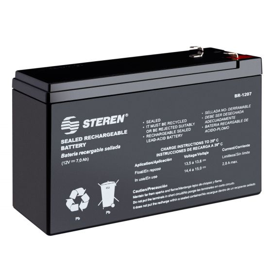 Steren BR-1207 batería recargable industrial Sealed Lead Acid (VRLA) 7000 mAh 12 V