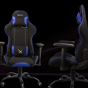 XZEAL XZ25 Silla universal para juegos asiento acolchado Negro, Azul