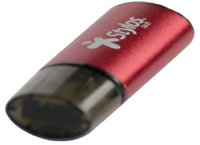 Stylos STMUS72W unidad flash USB 16 GB USB tipo A Negro, Rojo