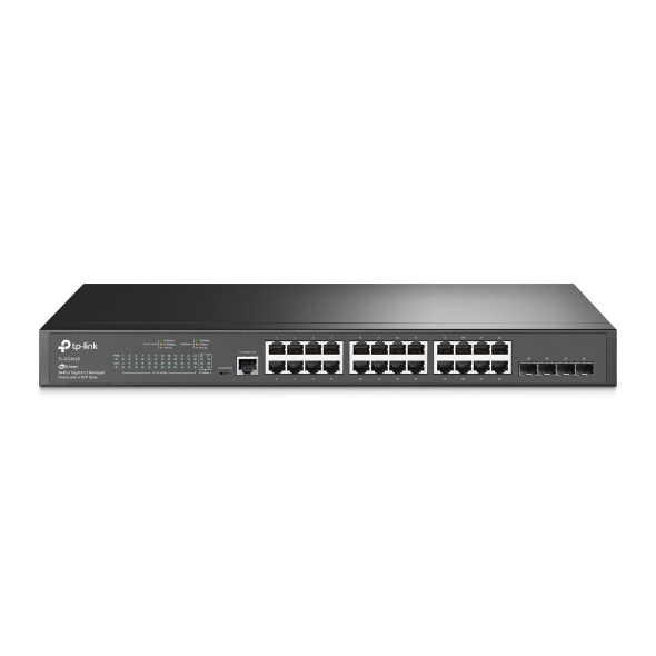 TP-Link JetStream TL-SG3428 dispositivo de redes Gestionado L2/L3 Gigabit Ethernet (10/100/1000) 1U Negro