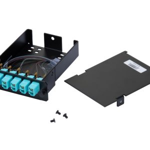 Panduit FCS9N-12-10P adaptador de fibra óptica LC 1 pieza(s) Negro