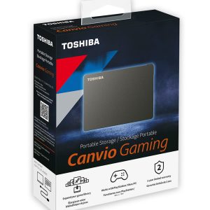 Toshiba Canvio Gaming disco duro externo 2 TB 2.5" USB Type-A / USB Type-C 2.0/3.2 Gen 1 (3.1 Gen 1) Negro