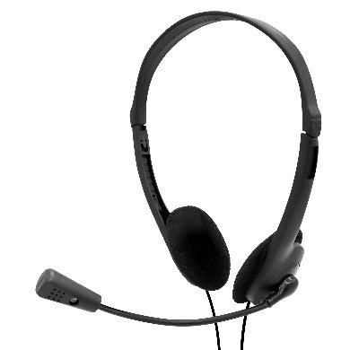 BRobotix 651497 audífono y auriculare Auriculares Alámbrico Diadema Llamadas/Música Negro