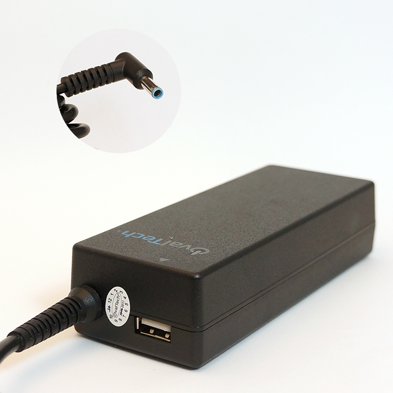 Ovaltech OTAC-E74D adaptador e inversor de corriente Interior Negro