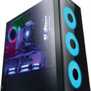 XZEAL XZCGB12B gabinete de computadora Escritorio Negro