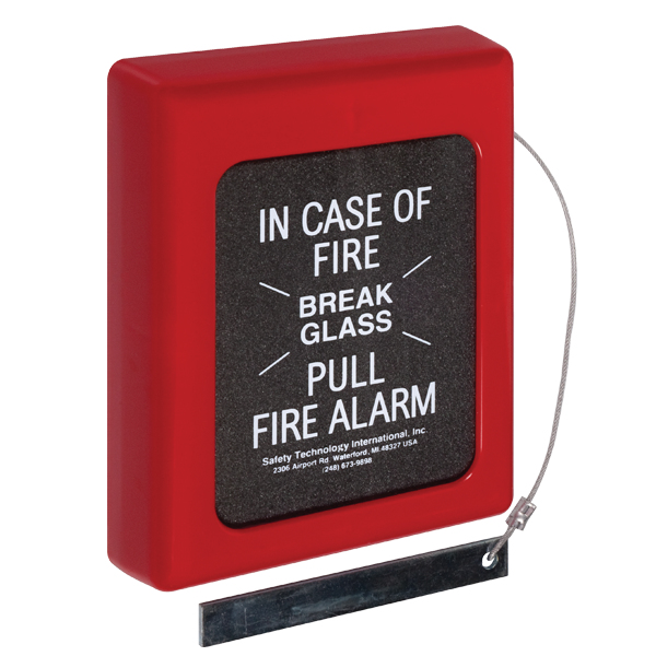 STI 4100 caja para sistema de alarma Negro, Rojo Policarbonato (PC)