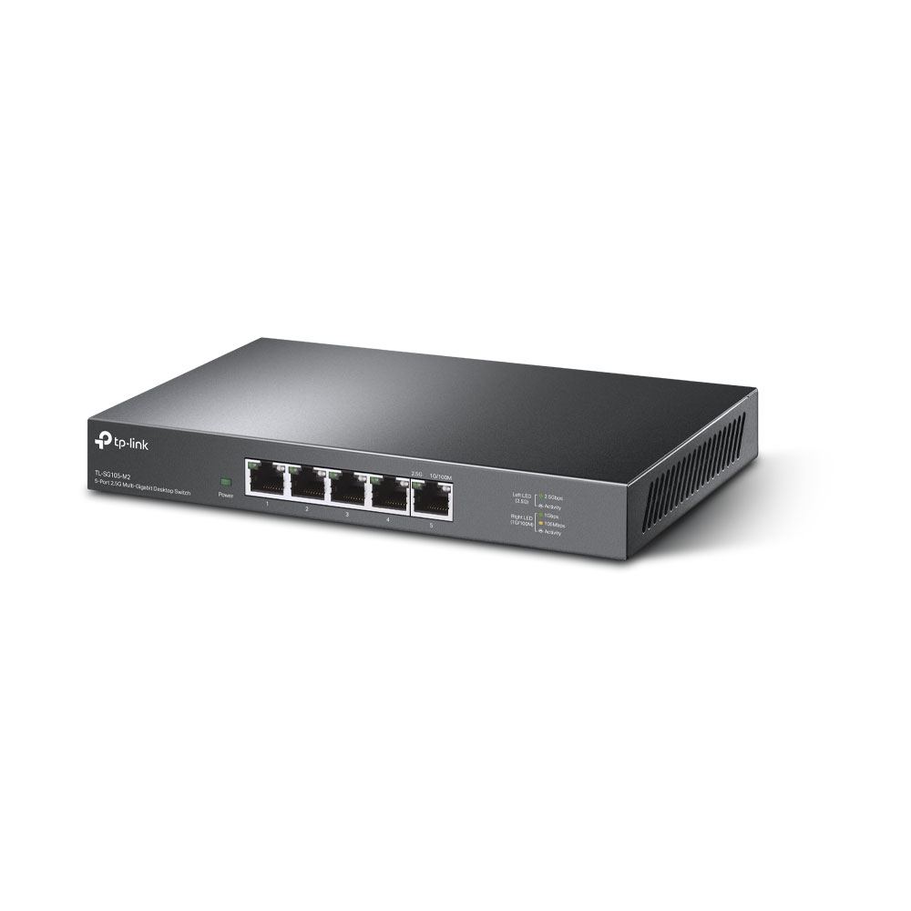TP-Link TL-SG105-M2 dispositivo de redes No administrado 2.5G Ethernet (100/1000/2500) Negro