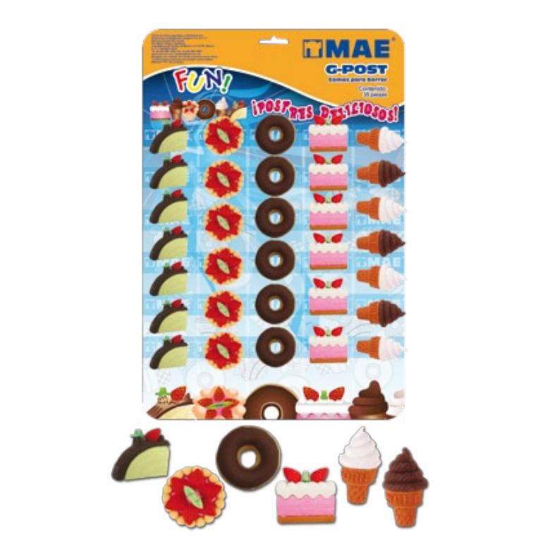 MAE G-POST borrador Caucho Multicolor