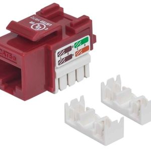 Intellinet JACK RJ45 CAT5E KEYSTONE DE IMPACTO ROJO