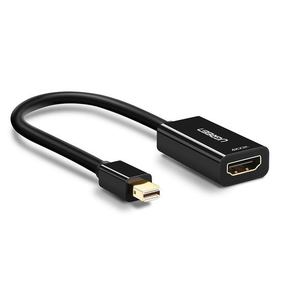 Ugreen 40360 adaptador de cable de vídeo 0.25 m Mini DisplayPort HDMI Negro