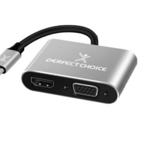 Perfect Choice PC-101284 adaptador gráfico USB 4096 x 2160 Pixeles Negro