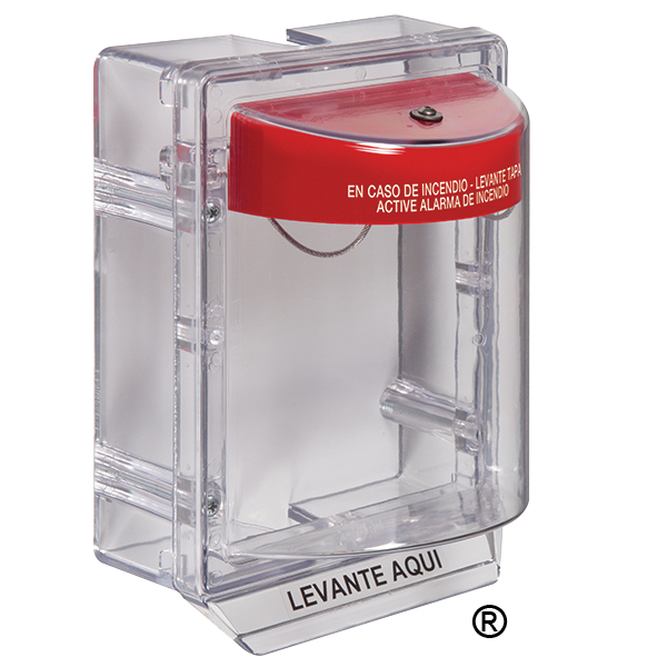 STI STI-1130 caja para sistema de alarma Rojo, Transparente