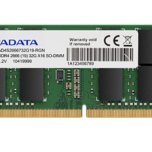 ADATA AD4S26668G19-SGN módulo de memoria 8 GB DDR4 2666 MHz