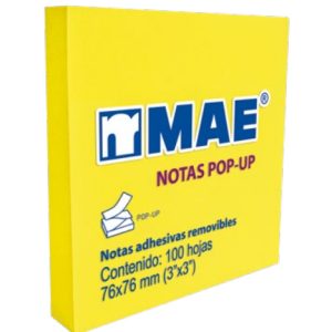 MAE 26165 etiqueta engomada decorativa Papel Amarillo 12 pieza(s)