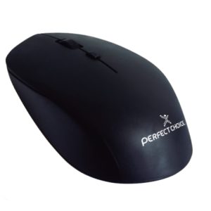 Perfect Choice Mouse inalámbrico Root Pro Negro PC-045137 - ratón Oficina Ambidiestro RF inalámbrico