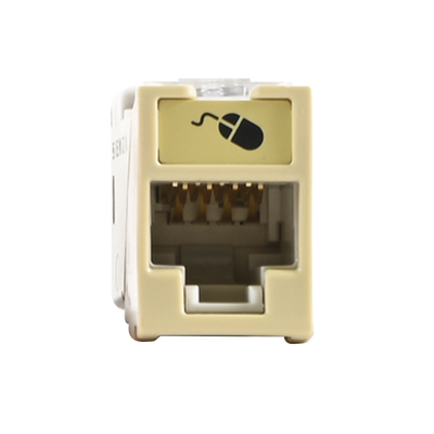 Siemon U6A-H20NS placa de pared o cubierta de interruptor Marfil