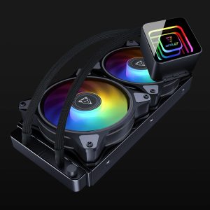 Ocelot Gaming OEL-240 sistema de refrigeración de computadora Procesador Kit de enfriamiento líquido 12 cm Negro 1 pieza(s)