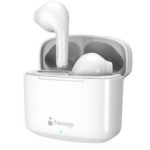 Nextep NE-428B audífono y auriculare Audífonos Inalámbrico Intra auditivo Llamadas/Música Bluetooth Blanco