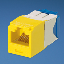 Panduit UTP RJ45 TG-MiniJack Cat6a Yellow