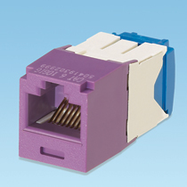 Panduit UTP RJ45 TG-MiniJack Cat6a Violet