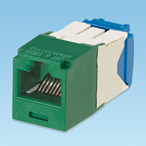 Panduit UTP RJ45 TG-MiniJack Cat6a Green