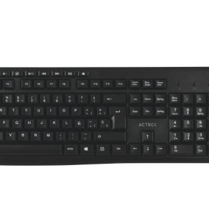 Acteck KT28 teclado Ratón incluido Universal RF inalámbrico Negro