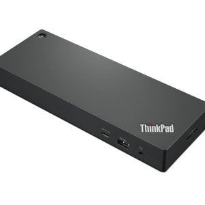 Lenovo 40B00300US base para laptop o replicador de puertos Alámbrico Thunderbolt 4 Negro, Rojo