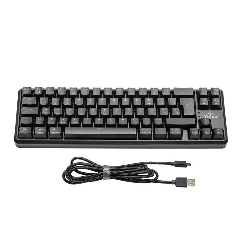 Yeyian YTM-28209R teclado Juego USB QWERTY Negro