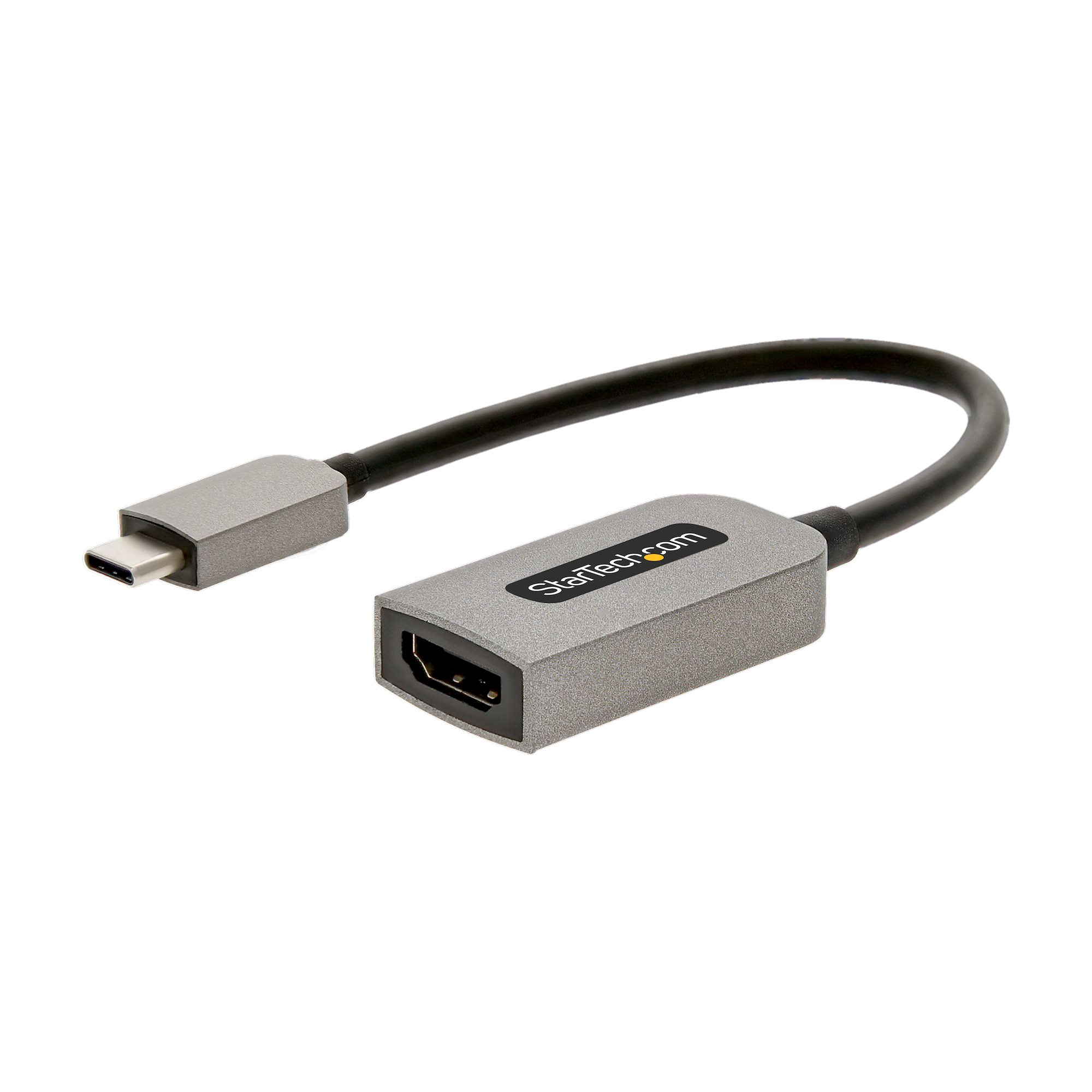 StarTech.com Adaptador USB C a HDMI de Video 4K 60Hz - HDR10 - Conversor Tipo Llave USB Tipo C a HDMI 2.0b Dongle - Convertidor USBC con Modo Alt de DP a Monitor TV o Proyector