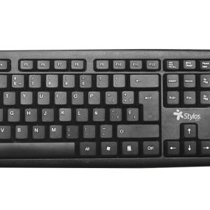 Stylos STPTEC5B teclado USB Español Negro
