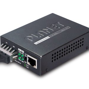 PLANET GT-802 convertidor de red 1000 Mbit/s 850 nm Negro