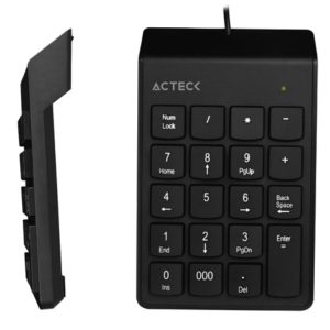 Acteck AC-932622 teclado numérico Universal USB Negro