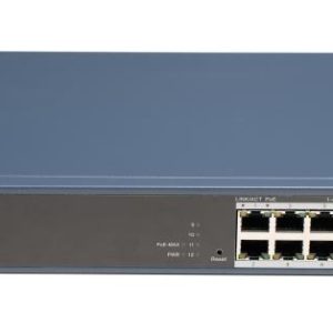 Hikvision DS-3E1512HP-SI-8P2T2F switch Gestionado Gigabit Ethernet (10/100/1000) Energía sobre Ethernet (PoE) Azul