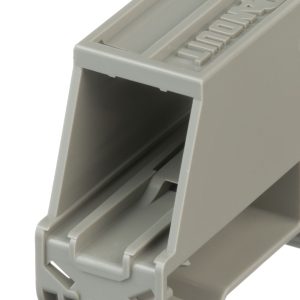 Panduit SHIELD DIN RAIL MNT ADPT W/ LAB PK1MOQ10 caja de salida Gris