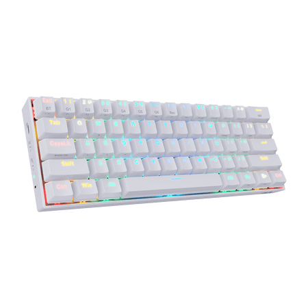 REDRAGON K530W-RGB DRACONIC WHITE, Teclado Mecánico